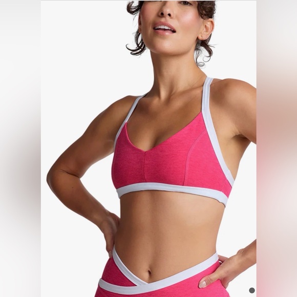 Beyond yoga vivid Pink Women's Active Bralette and Legging Set size small - Picture 5 of 6